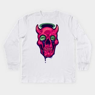 The Root of All Evil Kids Long Sleeve T-Shirt